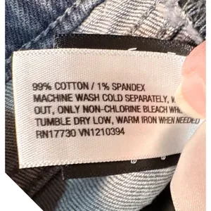Universal Thread‎ Highest Rise Straight Jeans Blue Button Fly 6R NWT thumbnail 6