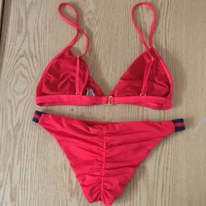 Boutique Las Vegas 2Pc Bikini Swimsuit Ruched XS/S thumbnail 4