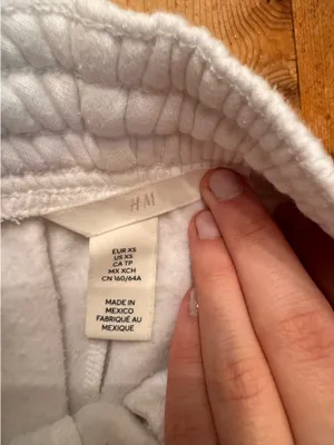 H&M White Joggers thumbnail 2