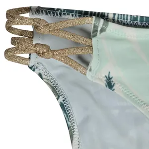 Aerie Tropical‎ Print Knot Bikini Bottom L NWT thumbnail 3