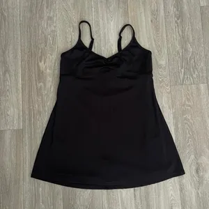 AEROPOSTALE flex v-neck ruched tennis dress - large thumbnail 2