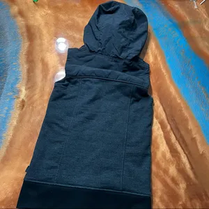Burton Starr Vest hooded full zip Womens XS Gray thumbnail 4