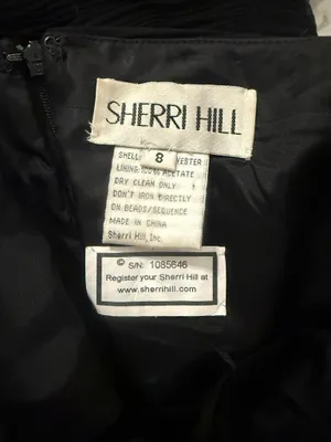 SHERRI HILL Black Homecoming Cocktail Dress thumbnail 11