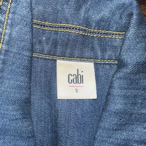 CAbi distressed cropped minimalist classic western S denim jacket thumbnail 3