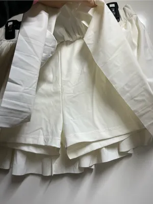 Anthropologie skort off white tennis prep athleisure size medium women’s thumbnail 6