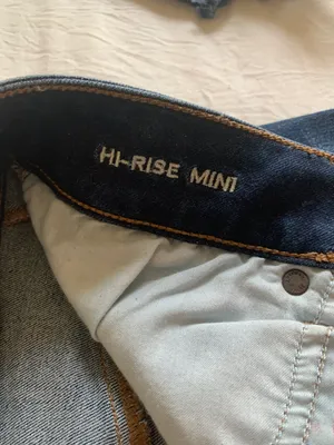 Denim High Rise Mini Skirt thumbnail 5