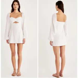 RUMER CAMILLE MINI DRESS SIZE LARGE‎ White thumbnail 2