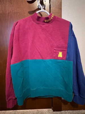 Teddy Fresh Color Block Mock Neck thumbnail 1