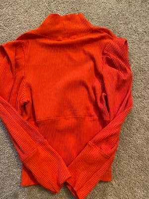 Free People Orange Long Sleeve thumbnail 5