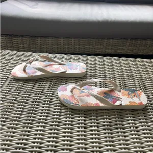 Farm‎ Rio Banana Nest Havaianas Sandals size 11/12 boho vacation beach travel thumbnail 5
