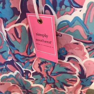 NWT Simply Southern Tropical Floral Maxi Dress thumbnail 8