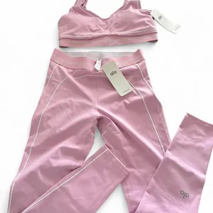 Alo Yoga Pink Matching Activewear‎ Set – Size XL (NWT) thumbnail 7