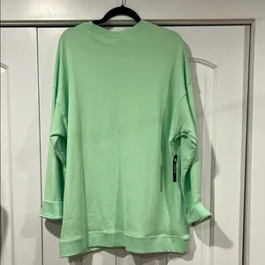 Nike Green‎ Fleece Sweatshirt Oversized Comfort XS thumbnail 6