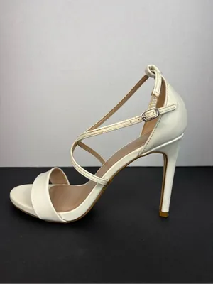 Mix No. 6 Women's Strappy High Heel Sandals in Cream thumbnail 7