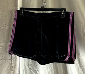 Nike Black Women's Shorts with Pink Accents thumbnail 1