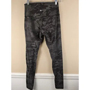 Lululemon Womens Incognito Camo Multi Gator Align Full Length Pants 8 thumbnail 2