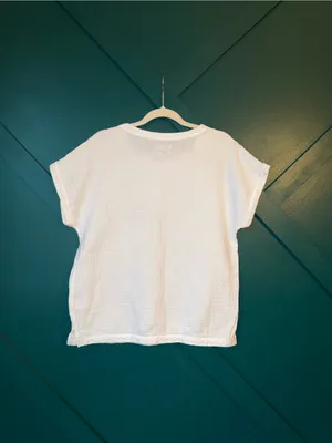 Faherty Dream Organic Cotton Gauze Dolman Tee Size M thumbnail 3