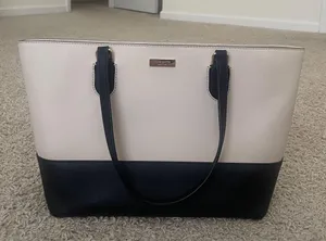 Black And White Leather Purse thumbnail 1