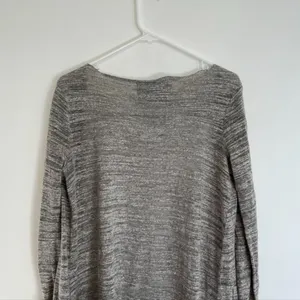 SATURDAY SUNDAY ANTHROPOLOGIE ANTHRO Eagan Cardigan Gray Open Sweater NO LINING thumbnail 11