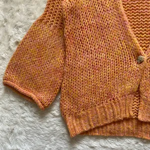 Free People Cardigan Home Town Cardi Sweater Bell Sleeves Sugar Candy Combo XS thumbnail 8