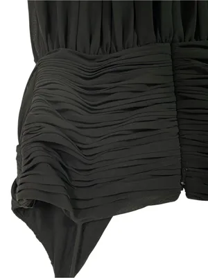 NWT Mac Duggal Ieena 70099 Faux Wrap Black Formal Dress Size XS thumbnail 7
