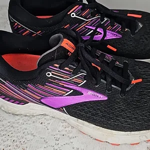 Brooks Adrenaline GTS 19 black purple running workout training athletic shoes 11 thumbnail 2
