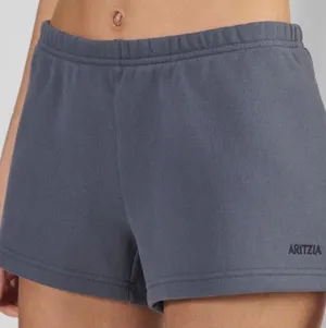 Aritzia Slate Gray Fleece Athletic Shorts thumbnail 1