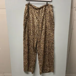 A‎ New Day Leopard Print Wide Leg Lounge Pants Size L thumbnail 3