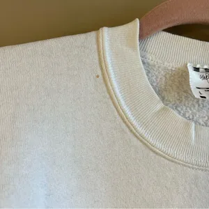 American Vintage ✨ Vintage Wendelline White Music Crewneck Sweatshirt Large‎ thumbnail 5