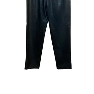 Princess Polly Love Club Black Faux Vegan Leather Straight Pants‎ Size 4 thumbnail 11
