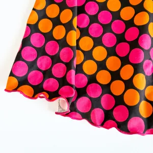 Victoria's Secret Womens Polka Dot Y2K Retro Swim Skirt Cover Up Pink Orange S thumbnail 3