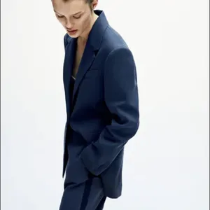 Zara POCKET BLAZER LIMITED EDITION BLUE NEW thumbnail 8
