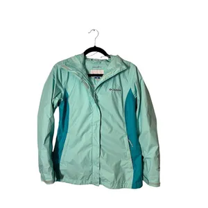 Columbia Women's Blue Waterproof Rain Jacket Size S Casual Long Sleeve thumbnail 13