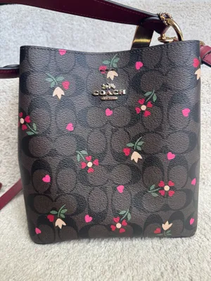 Coach Town Bucket Bag Flowers thumbnail 2