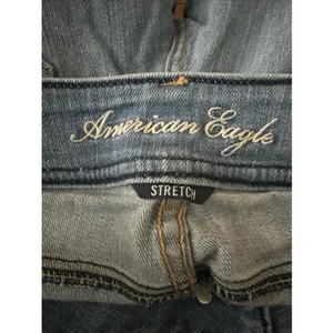 American Eagle Slim Boot Jeans Women’s Sz 8 Stretch W30 L31.5 Light Wash thumbnail 6