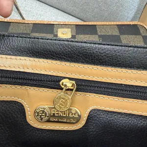 Vintage FENDI Bag Checkered Original Design Crossbody Luxury thumbnail 10