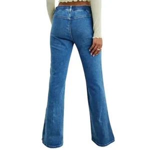 Aerie Denim Baby Flare Jeans Medium Western‎ Boho Stretch Trouser Hippie Summer thumbnail 2