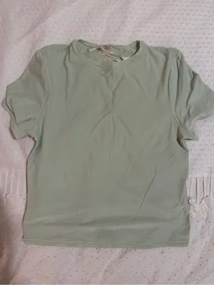 Aerie SMOOTHEZ Short Sleeve Crew Shirt | Aloe Green thumbnail 2
