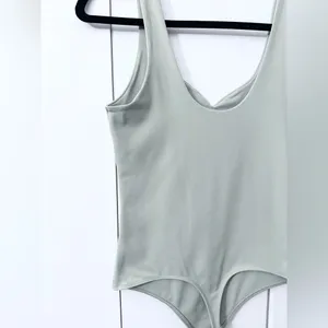 Abercrombie & Fitch Soft Matte Seamless Sweetheart Bodysuit - Mint Green - S thumbnail 5