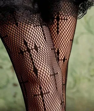 Cross Pattern Fishnet Tights, Hollow Out High Waist Mesh Pantyhose, Women's Stockings & Hosiery One Size 100% Polyester thumbnail 4