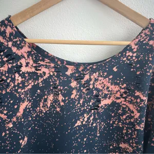 Destroyed Stained Black Bleached Tee Size XXL thumbnail 2