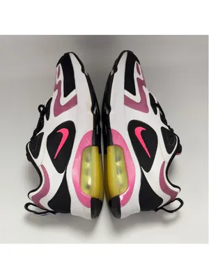 Women's Nike Air Max 200 Sneakers Have A Nike Day CU4745-001 White Pink Size 8.5 thumbnail 9