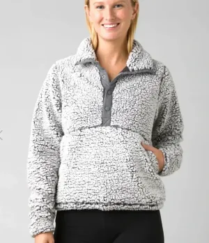 Prana Polar Escape Snap Up Teddy Jacket Size XS thumbnail 1