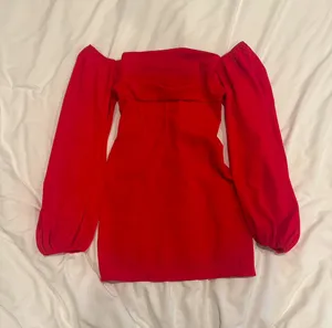 Princess Polly Lillie Long Sleeve Mini Dress Red thumbnail 2