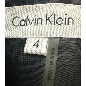 Calvin‎ Klein Black Straight Pencil Skirt Size 4 Career Simple Basic Capsule thumbnail 6