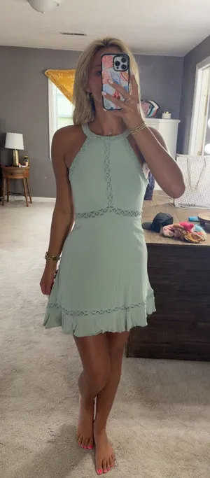 Green Altar'd State Dress thumbnail 1