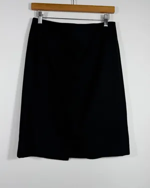 Banana Republic Women’s Size 6 Black Wool Blend Pencil Skirt Back Zip thumbnail 1