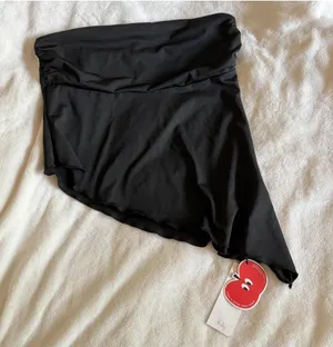 Asymmetrical black tube top from Cider NWT thumbnail 1