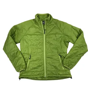 REI PrimaLoft Pertex Quantum Eco Full Zip Jacket Women M Green Outdoor Packable thumbnail 4
