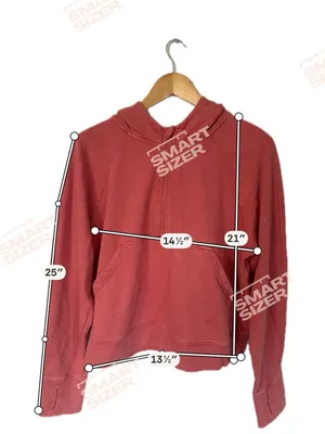 JoyLab Half-Zip Hoodie in coral pink thumbnail 3